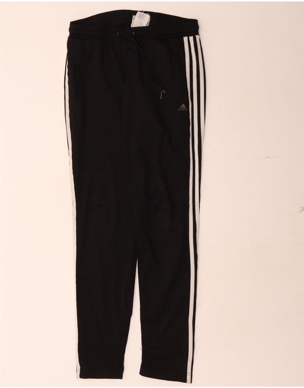 Adidas Pantalon de survêtement Climalite pour femme UK 8/10 Small Noir Polyester