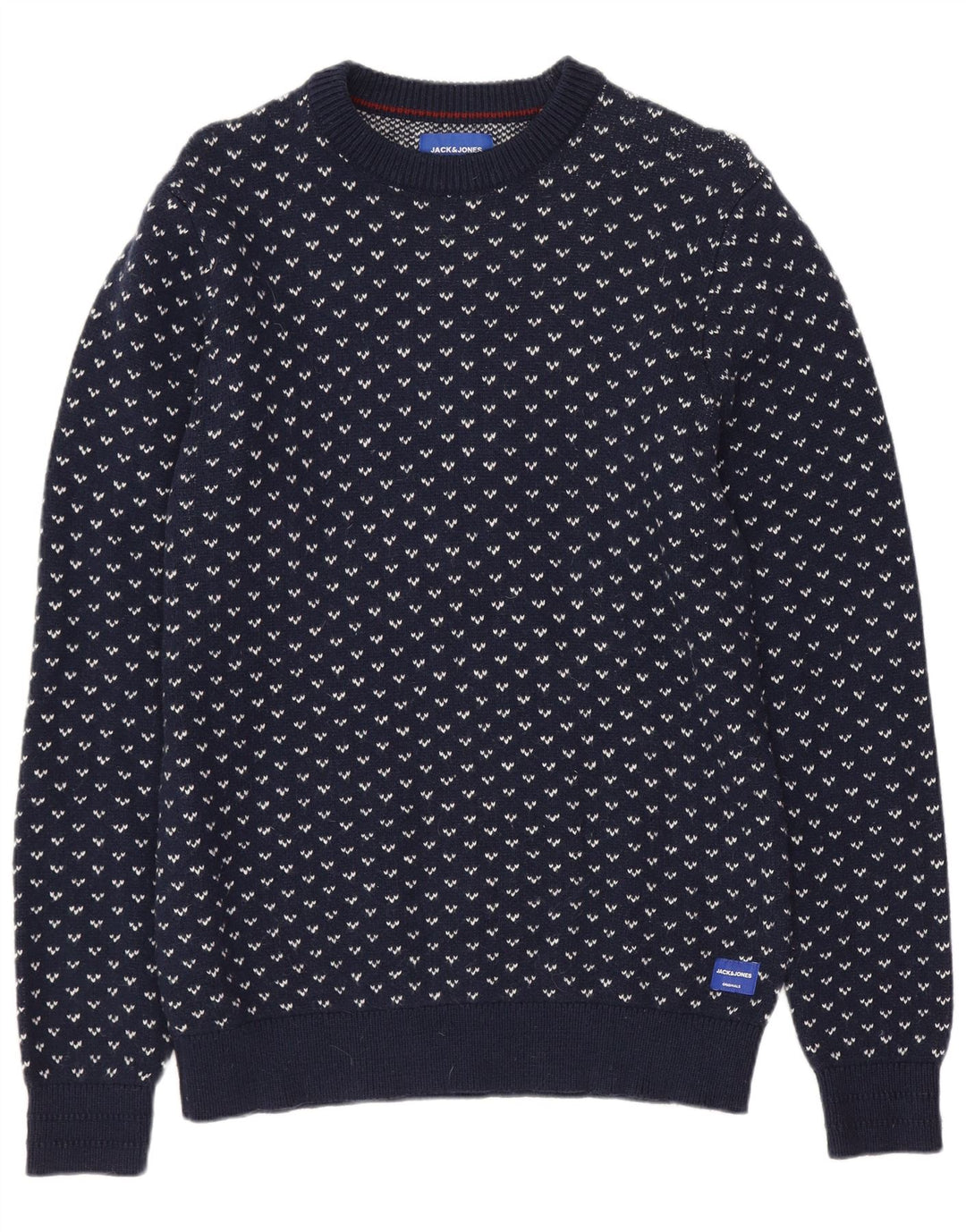 JACK & JONES Pull Col Ras du Cou Homme Bleu Marine Moyen