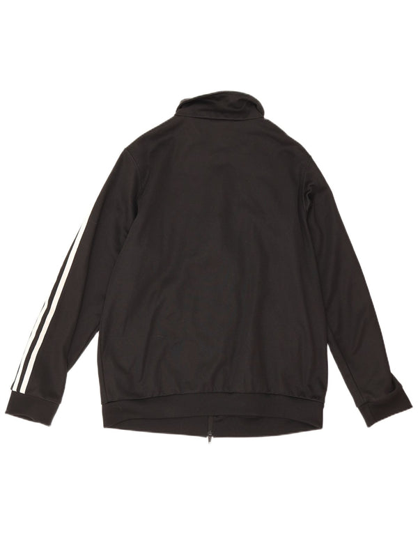 Adidas Veste de survêtement pour femme UK 12 Coton noir moyen