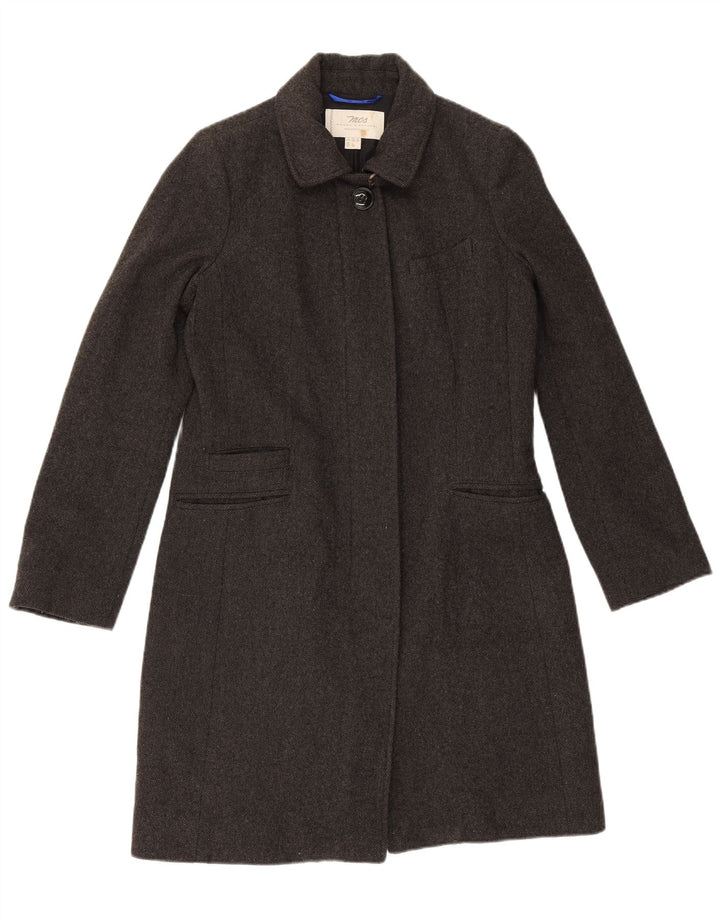 MARLBORO CLASSICS Manteau Femme UK 12 Laine Gris Moyen