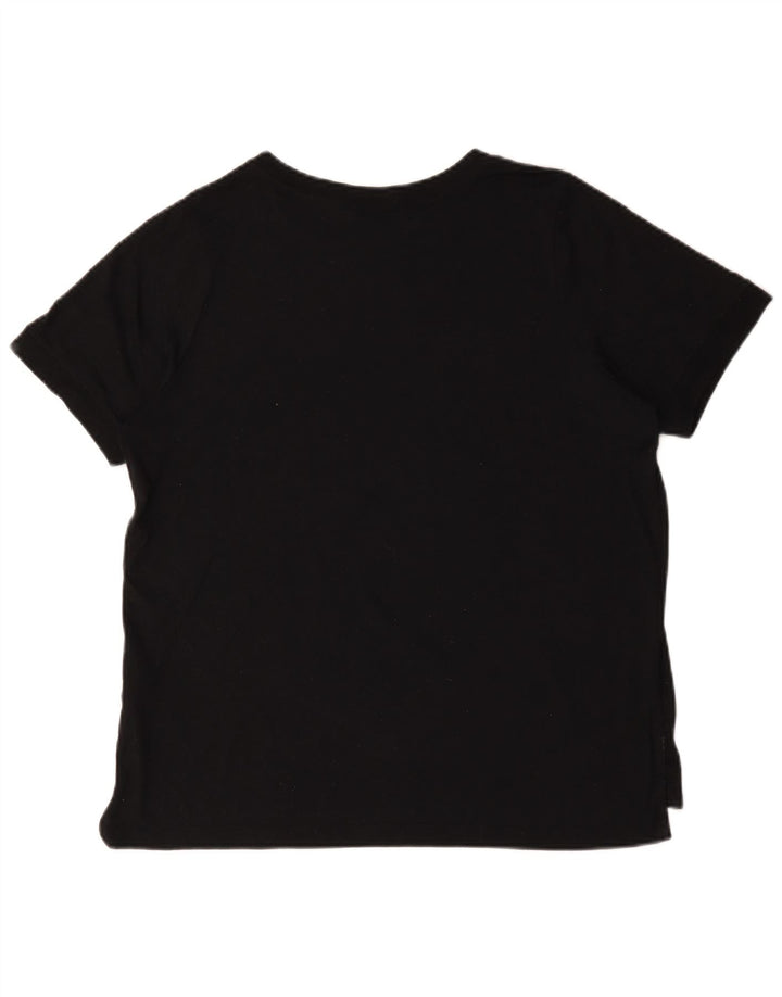 Nike T-shirt graphique pour homme en coton noir Taille L