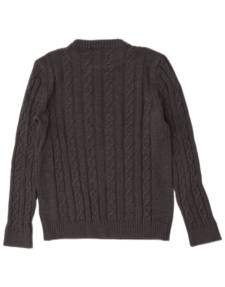 Refrigiwear Pull col rond femme laine vierge gris moyen
