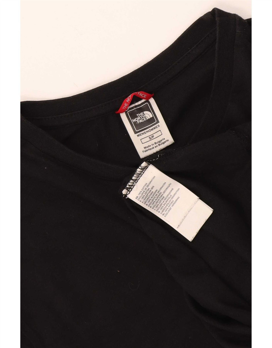 The North Face T-Shirt Homme Haut Petit Coton Noir