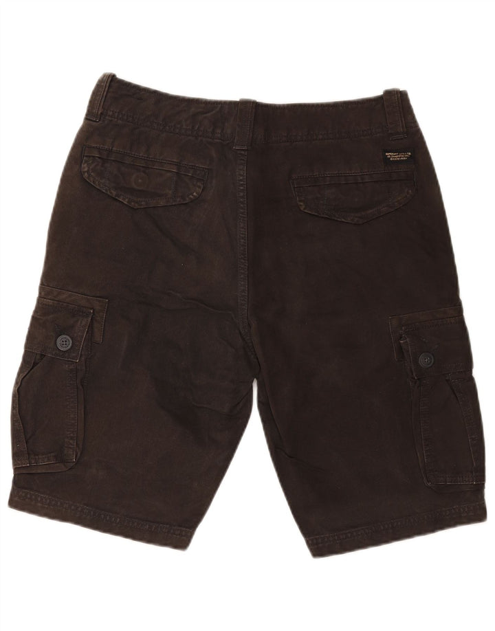 Superdry Short Cargo W30 Homme Marron Moyen Coton