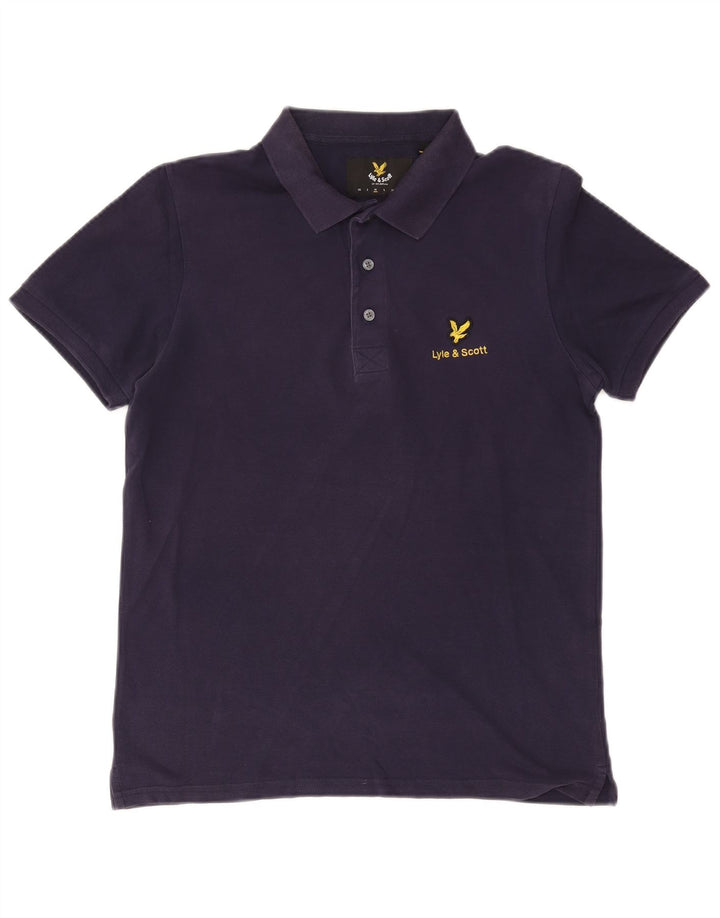Lyle & Scott Polo Homme Bleu Marine Moyen Coton