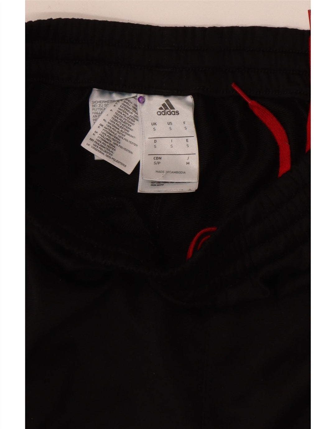 Adidas Pantalon de survêtement pour homme Pantalon de jogging Petit Noir Polyester