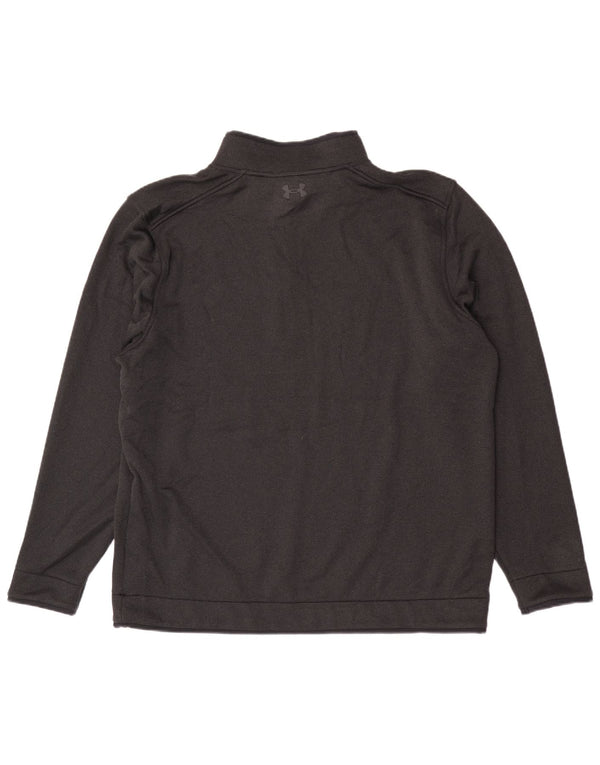 Under Armour Sweat-shirt à col zippé pour homme 2XL Noir Polyester