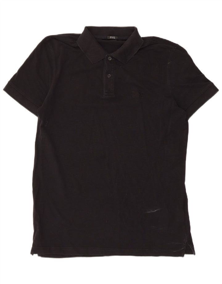 Hugo Boss Polo Homme Grand Noir Coton