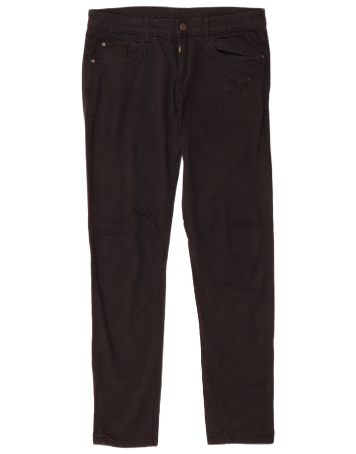 Zara Pantalon décontracté slim pour homme EU 40 Medium W31 L32 Noir