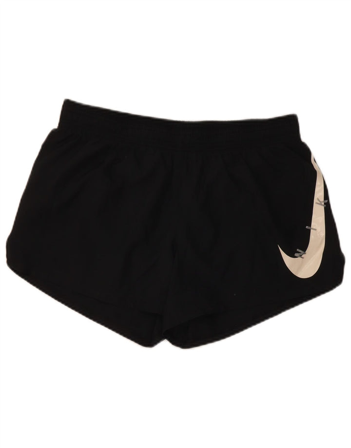 Nike Short de sport Dri Fit Graphic pour femme UK 14 Noir moyen Polyester