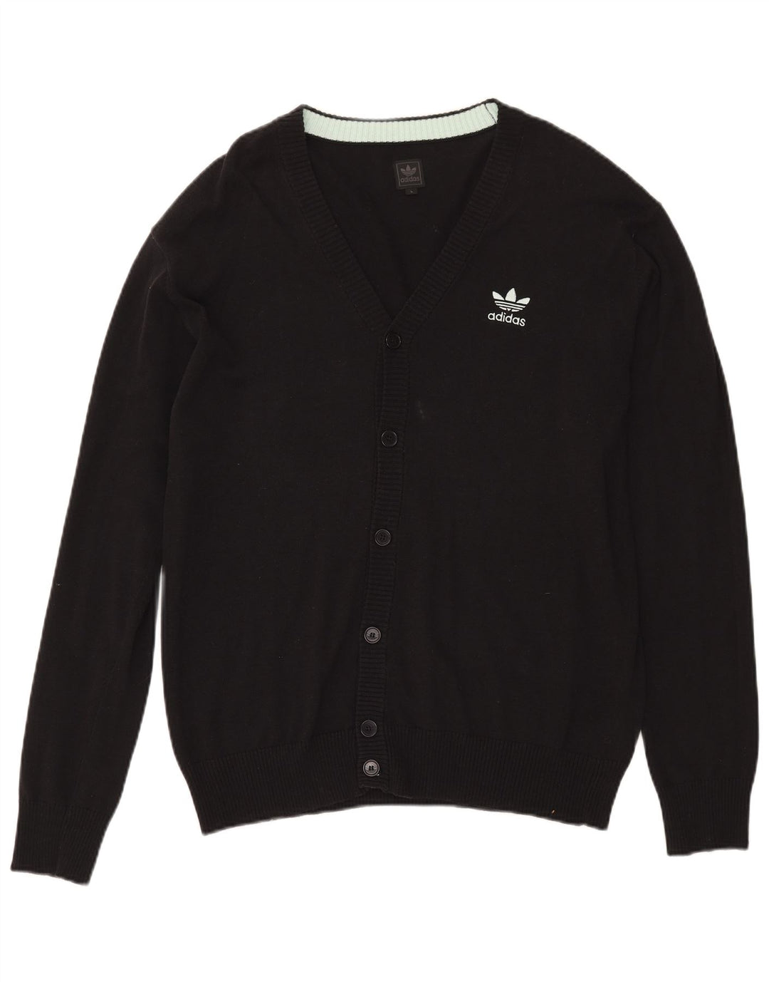 Adidas Pull Cardigan Homme Grand Coton Noir