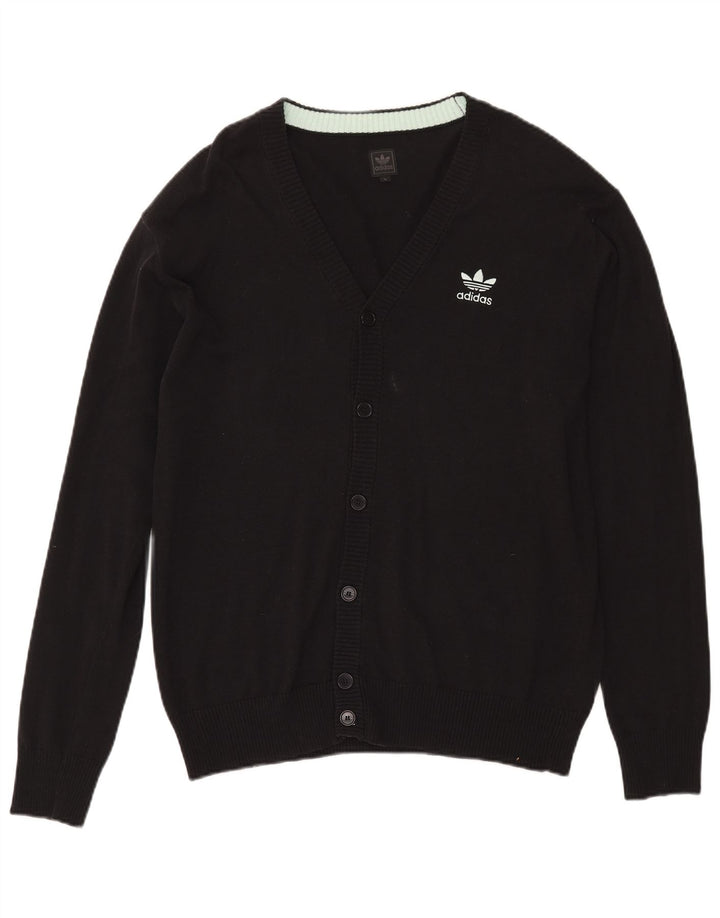 Adidas Pull Cardigan Homme Grand Coton Noir