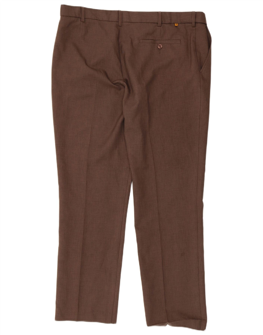 Farah Pantalon Chino Droit Homme W40 L31 Marron Polyester