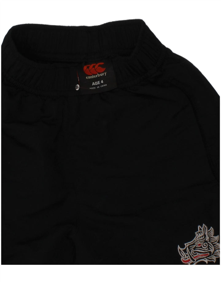 Canterbury Short de sport graphique pour garçon 3-4 ans Noir