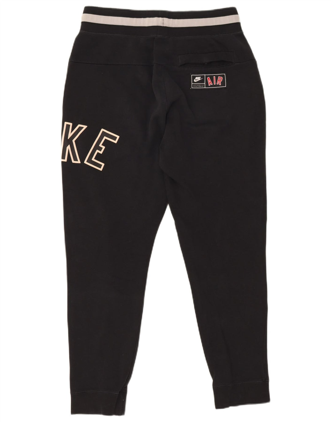 Nike Pantalon de survêtement graphique pour homme en coton noir moyen