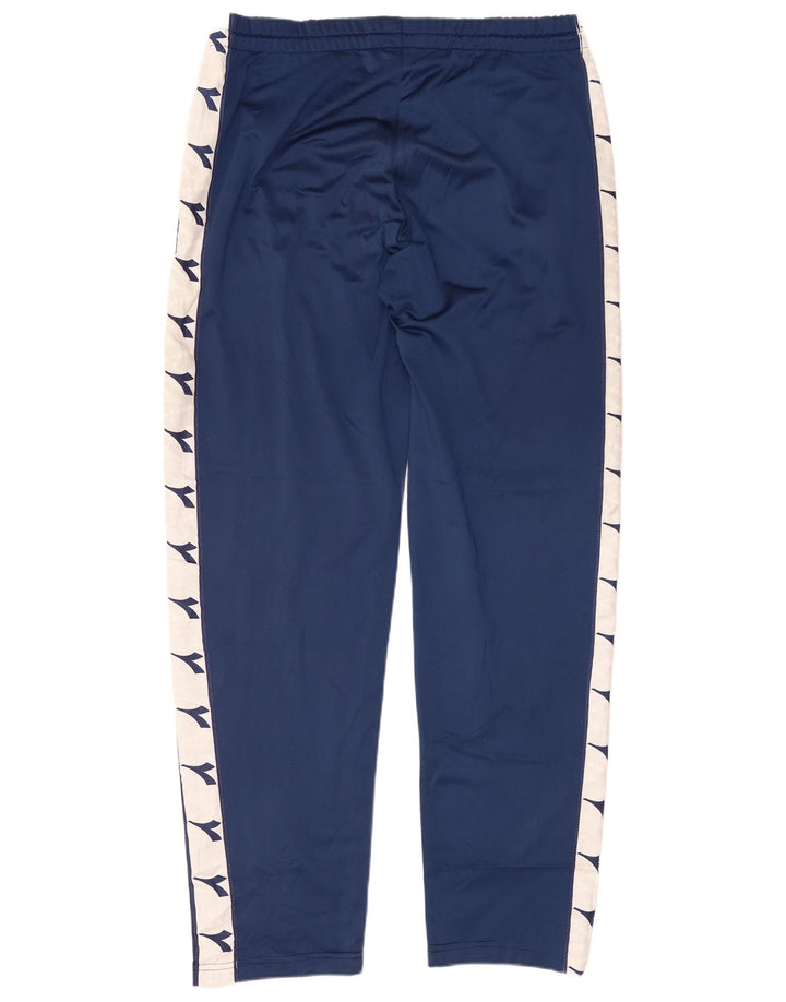 Diadora Pantalon De Survêtement Graphique Large Bleu Marine Homme