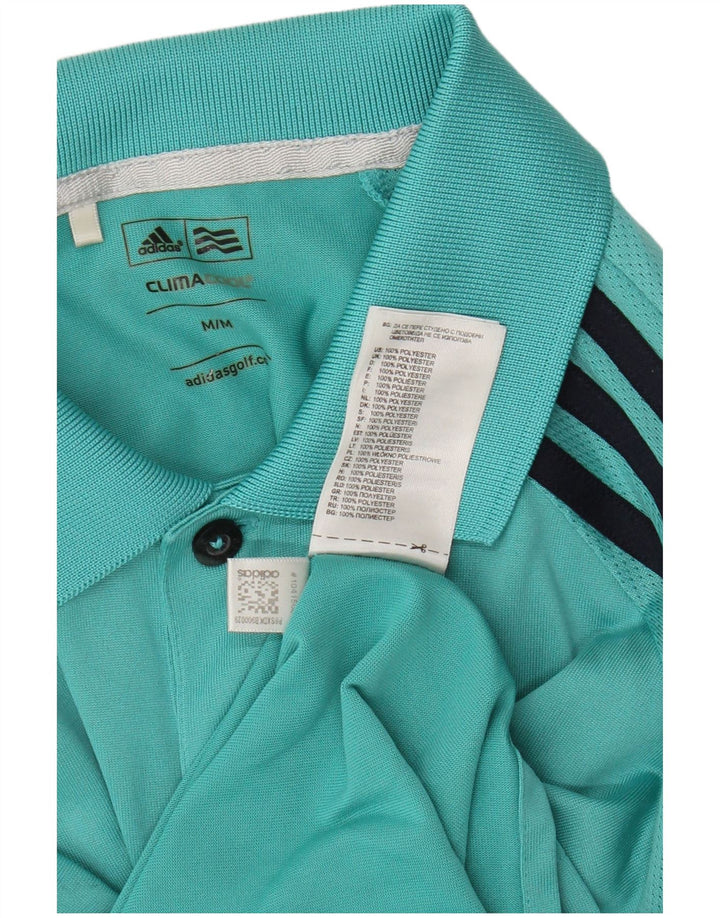 Adidas Polo Climacool Homme Turquoise Moyen Polyester
