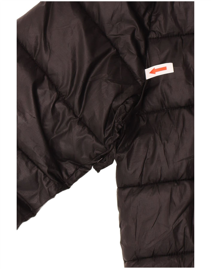 Champion Veste matelassée à capuche pour garçon 9-10 ans Noir moyen Polyester
