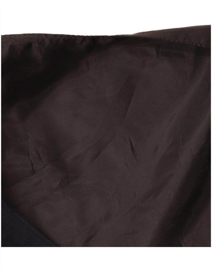 gilet en daim vintage pour hommes bleu marine moyen