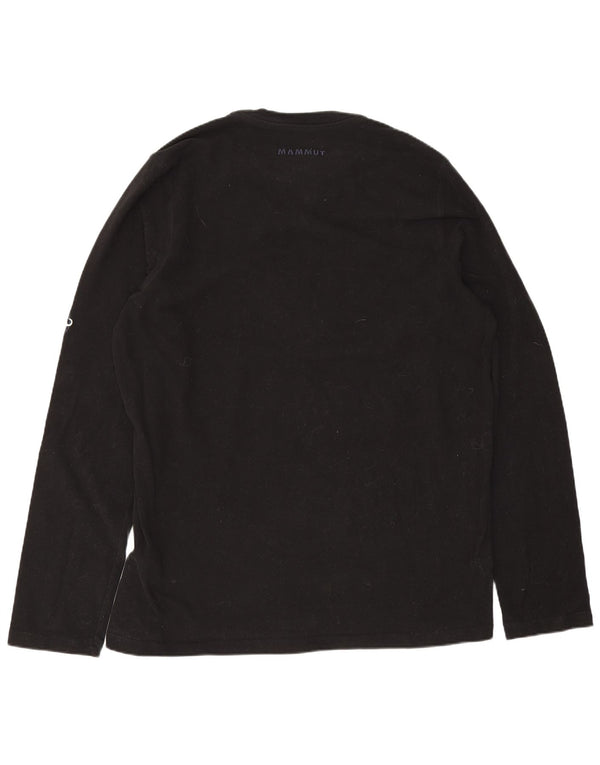 Mammut T-Shirt Graphique Homme Manches Longues XL Noir Coton