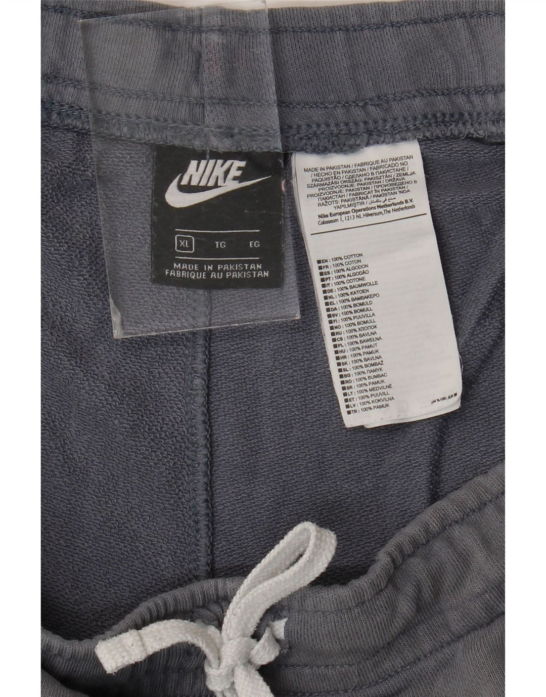 Nike Short de sport graphique pour homme XL en coton gris