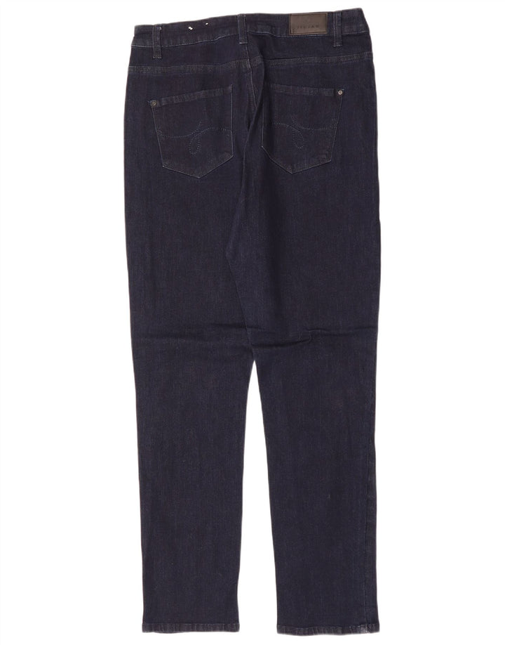 JIGSAW Jean Slim Femme UK 14 Large W32 L31 Bleu Marine