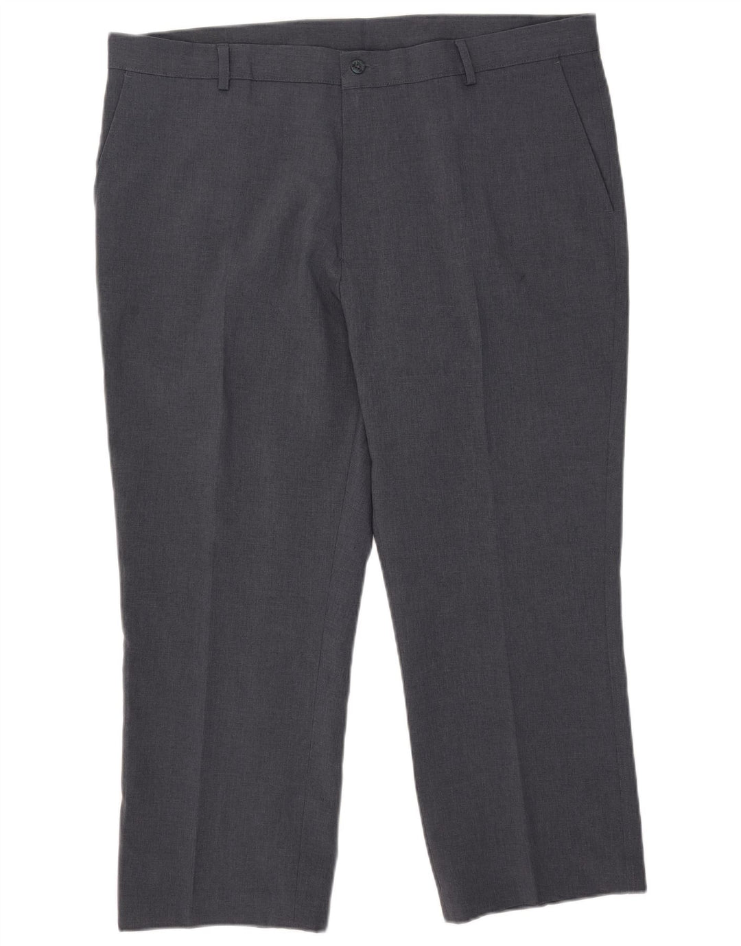 Farah Pantalon court droit W42 L27 Homme Gris Polyester