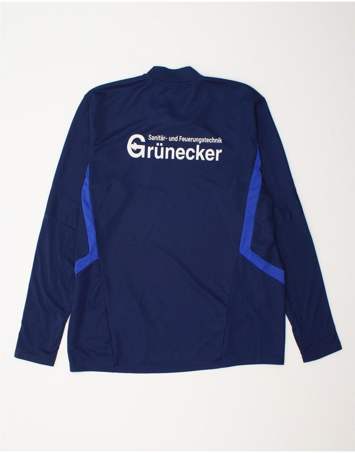 Adidas Homme Climacool Graphic Top Manches Longues XL Bleu Marine Polyester