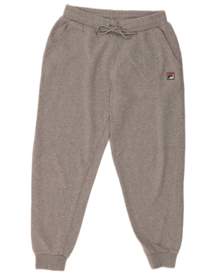 FILA Pantalon de survêtement pour homme en coton gris Small
