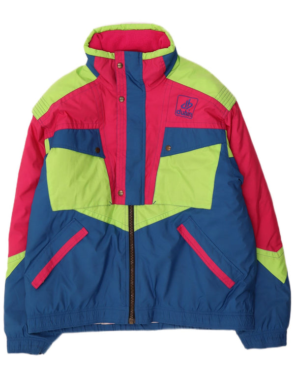 Dubin Veste de Ski Homme IT 52 Large Bleu Colorblock Polyester