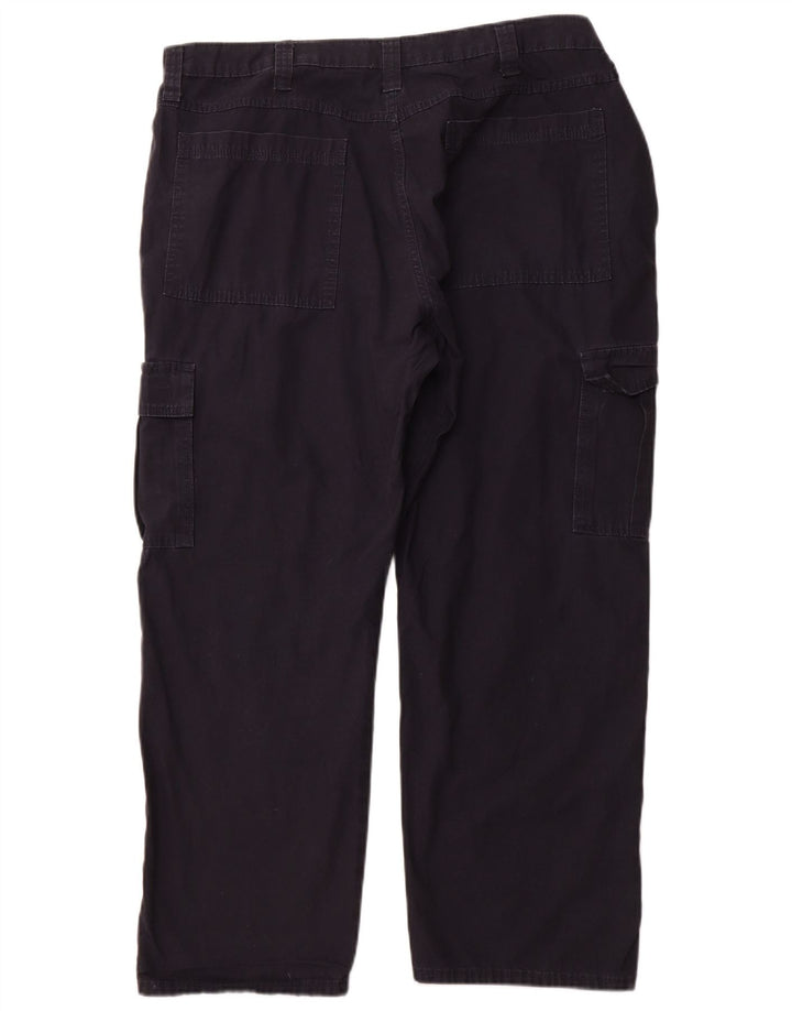 WRANGLER Pantalon Cargo Droit Homme W40 L30 Bleu Marine Coton