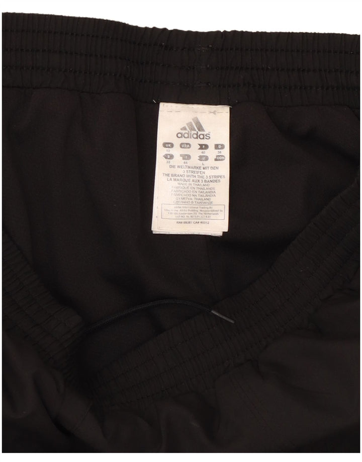 Adidas Pantalon de survêtement Climalite pour femme UK 12 Medium Noir Polyester