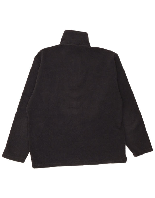K-Way Pull polaire à col zippé pour homme rayé noir moyen