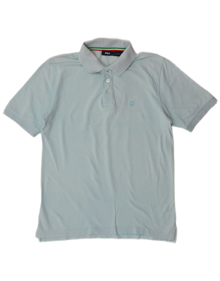Fila Polo Homme Bleu Moyen Coton