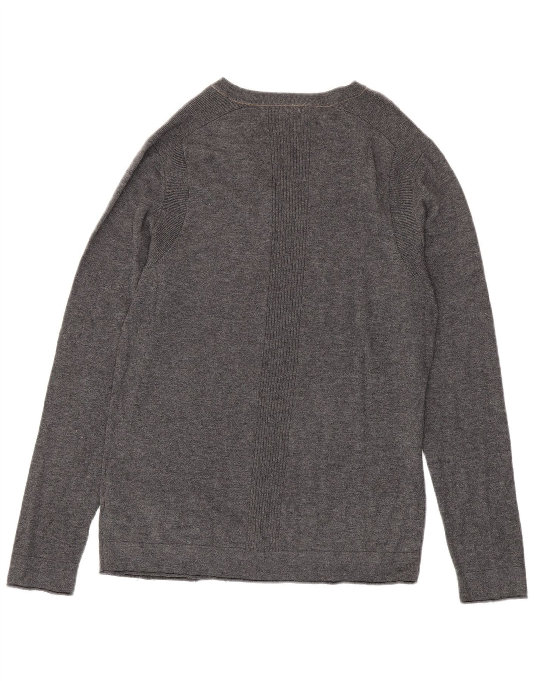 Calvin Klein Jeans Pull col V pour homme en nylon gris Taille L