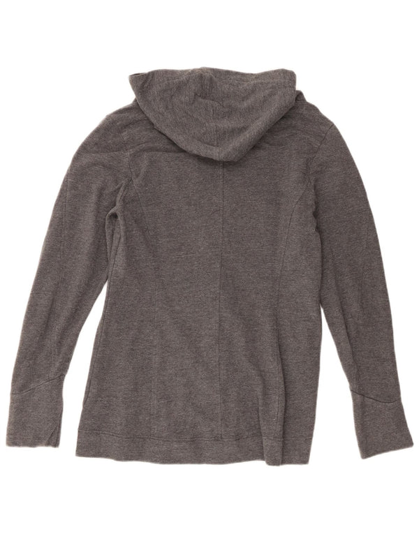 The North Face Pull cardigan ouvert à capuche pour femme UK 16 Grand coton gris