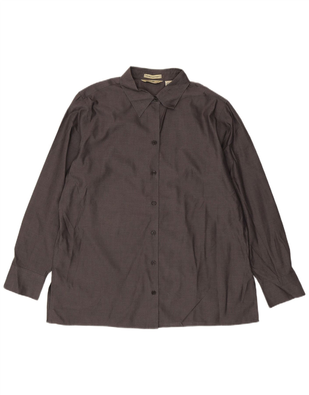 EDDIE BAUER Chemise Femme UK 18 XL Gris Coton