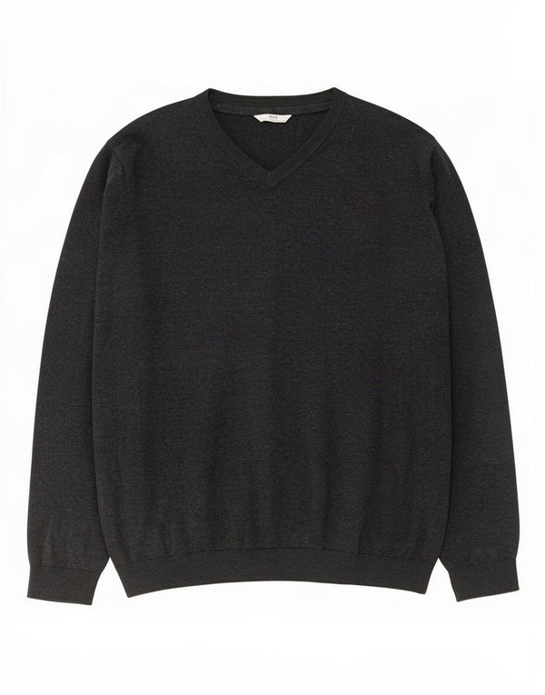 Marks & Spencer Pull col V garçon 15-16 ans Gris Coton
