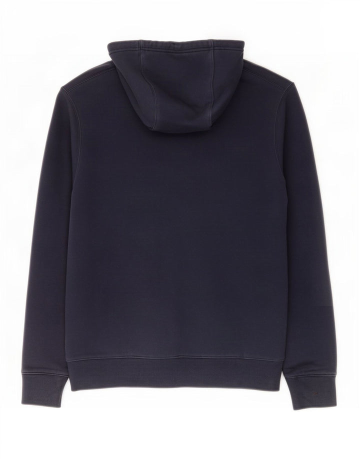 Tommy Hilfiger Pull à capuche zippé pour homme en coton bleu marine moyen