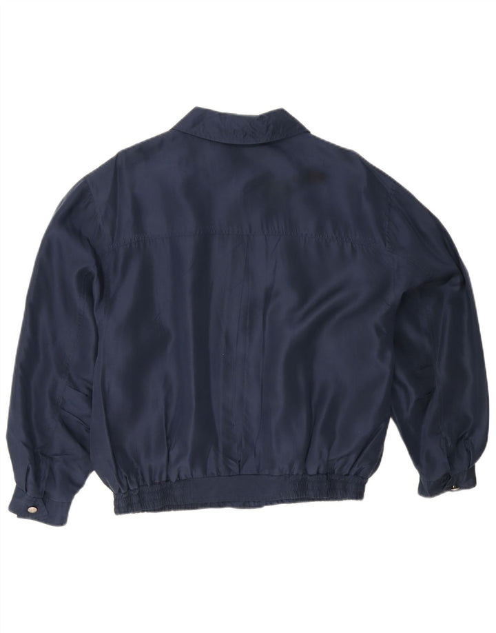 Blouson Bomber Vintage Garçon 11-12 Ans Bleu Marine