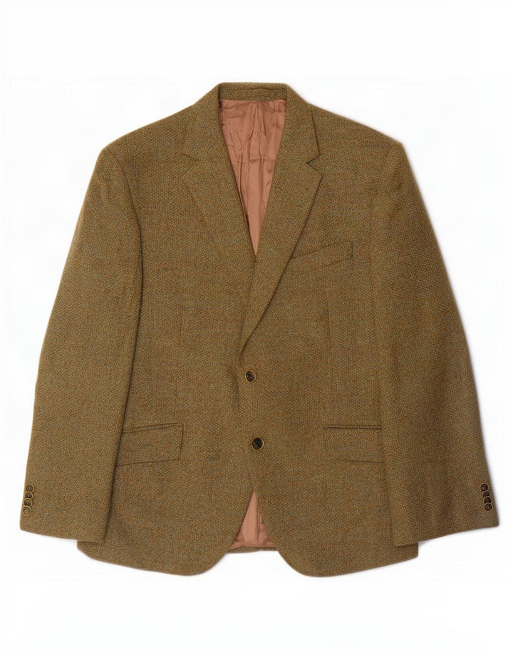 Marks & Spencer Veste blazer coupe régulière à 2 boutons pour homme UK 38 Kaki moyen