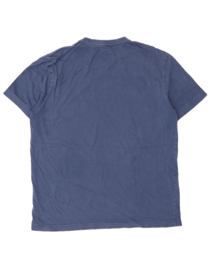 Hurley T-Shirt Graphique Homme Bleu Marine Moyen Coton