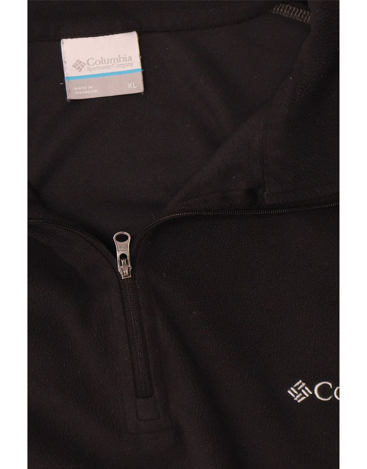 Columbia Pull Polaire à Col Zippé Homme XL Noir Polyester