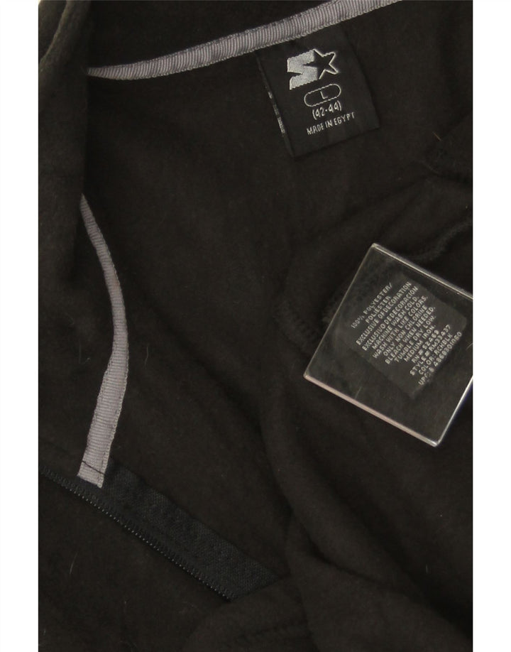 STARTER Veste Polaire Homme UK 42/44 Large Noir Polyester
