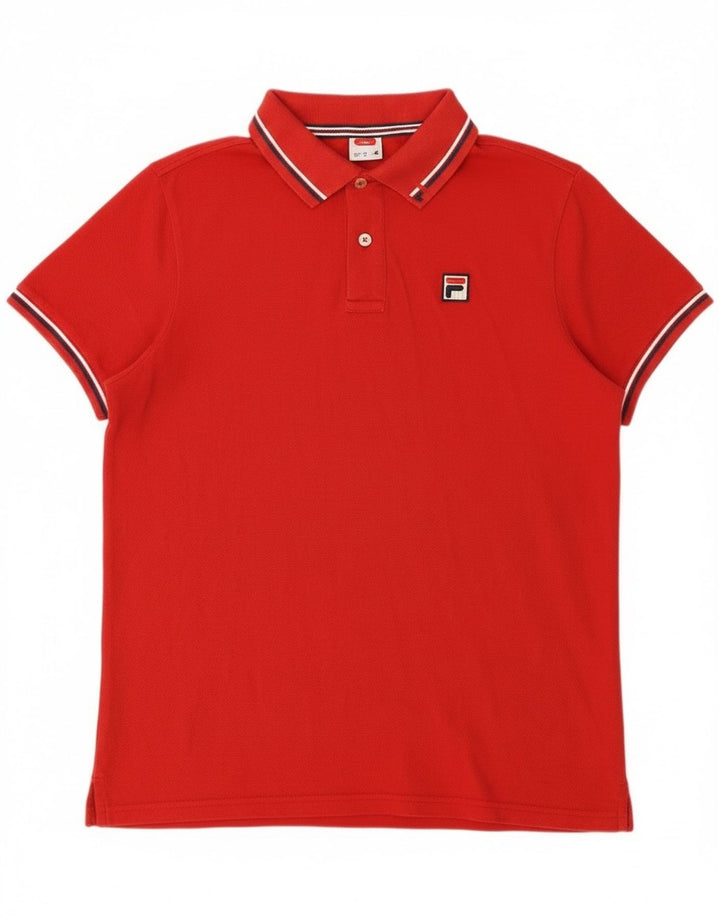 Fila Polo Homme XS Rouge Coton