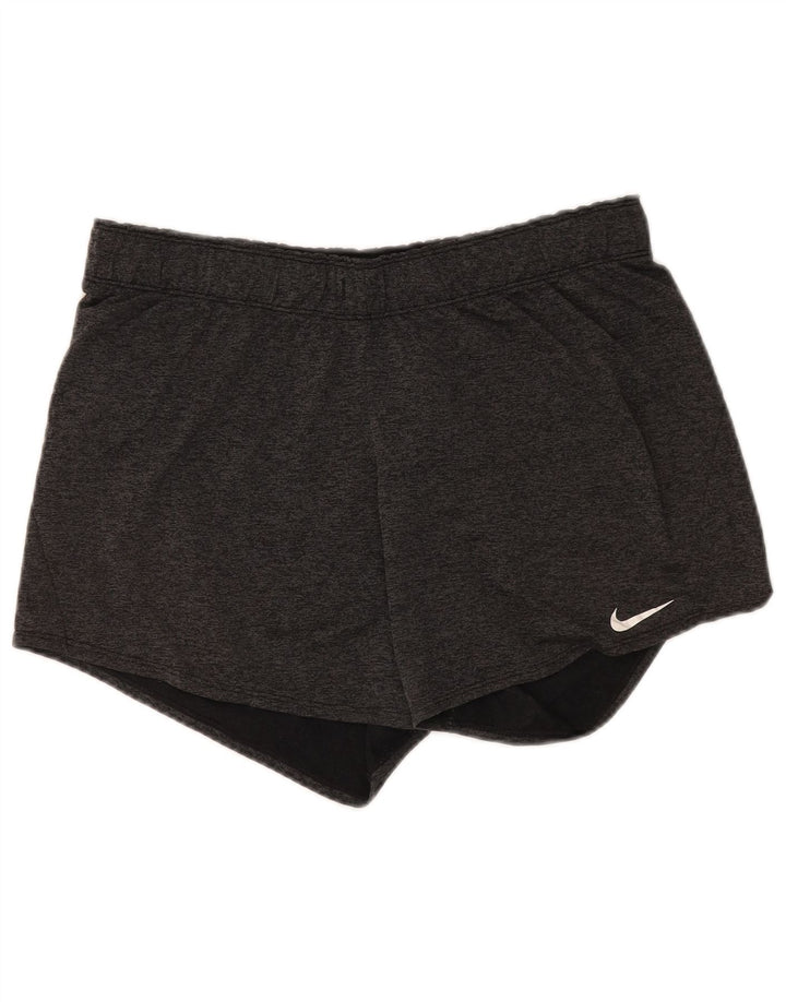 Short de sport Nike Dri Fit pour hommes, grand, gris, polyester