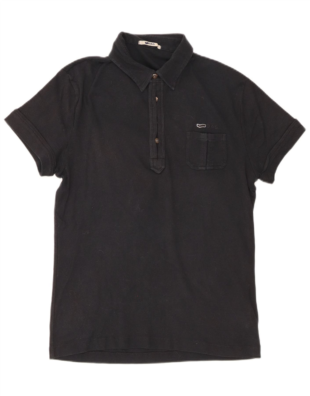 Polo Femme Gas UK 12 Coton Noir Moyen