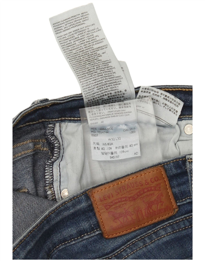 Levi's Jean Slim Femme W32 L32 Bleu Marine Coton