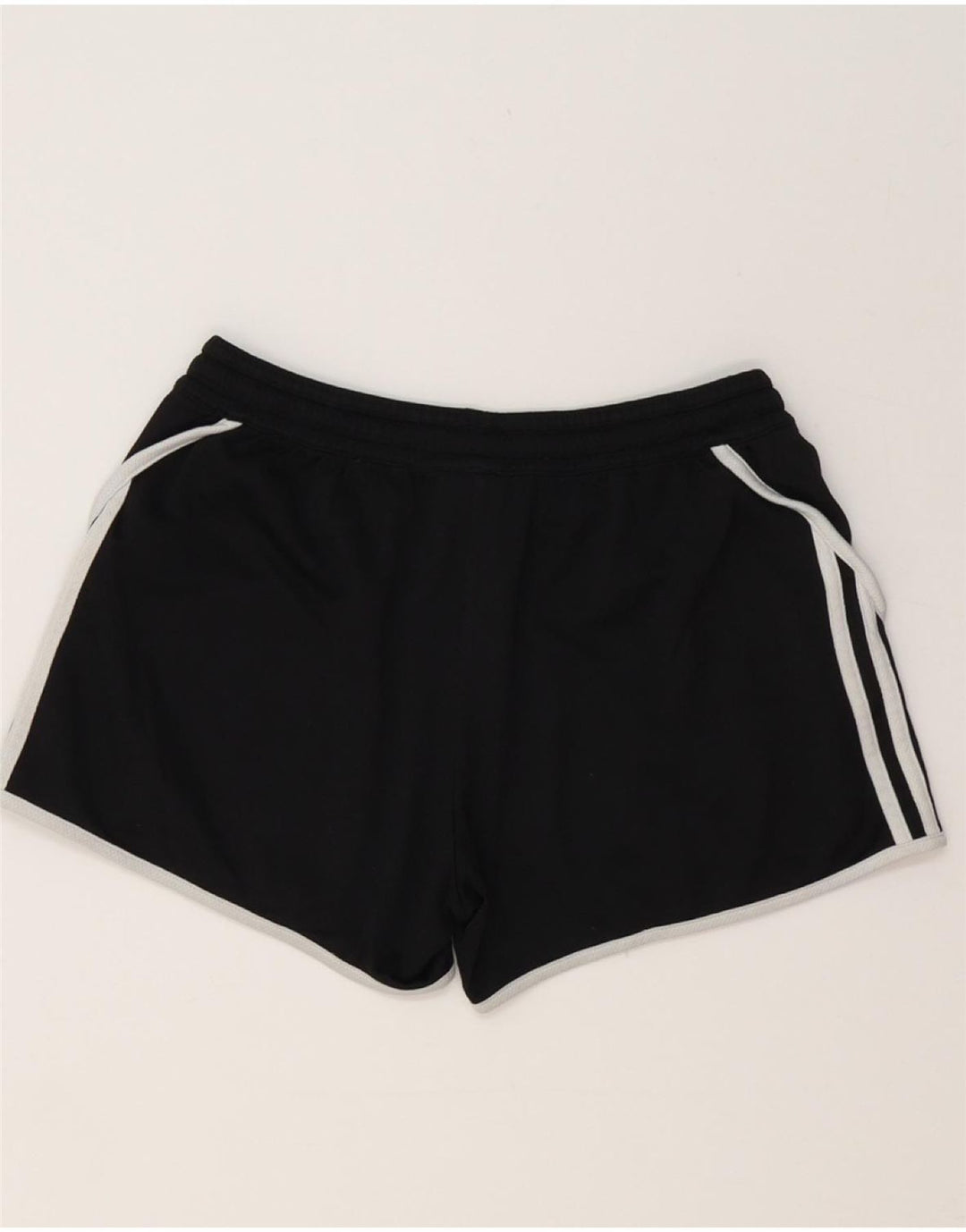 ADIDAS Short de sport pour femme UK 10 Petit Noir Polyester
