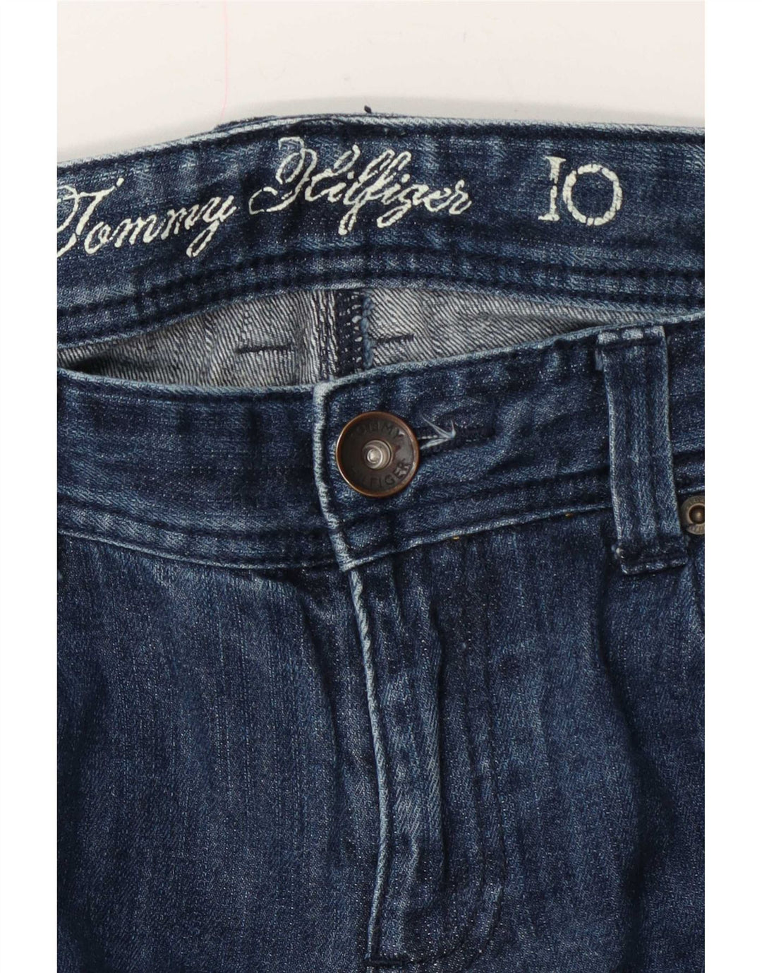 Tommy Hilfiger Jean Capri pour femme US 10 Large W32 L21 Bleu
